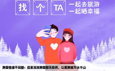 跨国情缘不间断：探索高效跨国聊天软件，让爱跨越万水千山