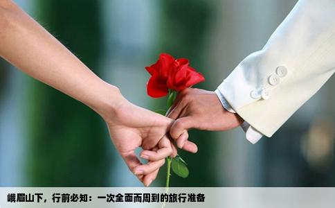 峨眉山下，行前必知：一次全面而周到的旅行准备